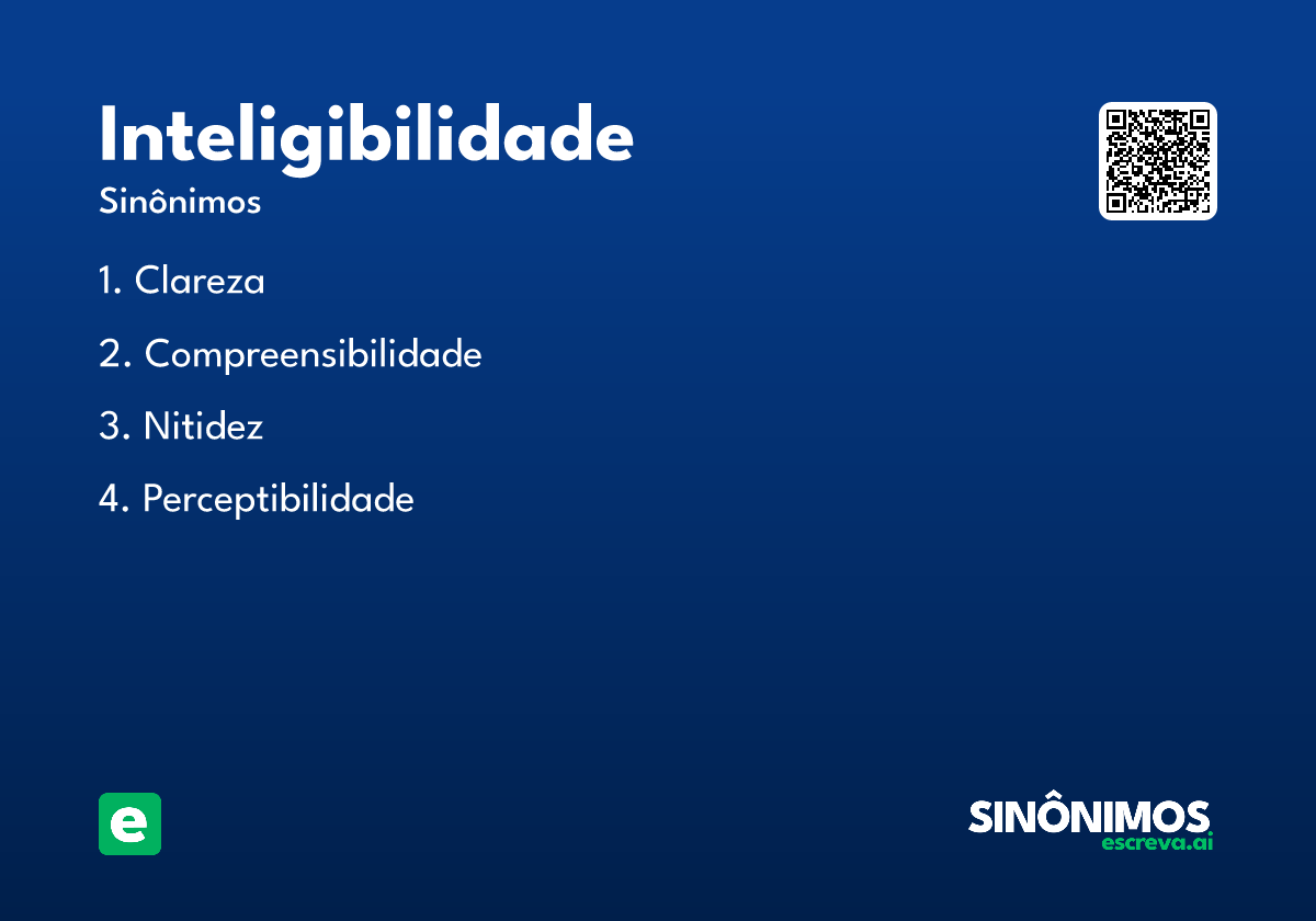 inteligibilidade