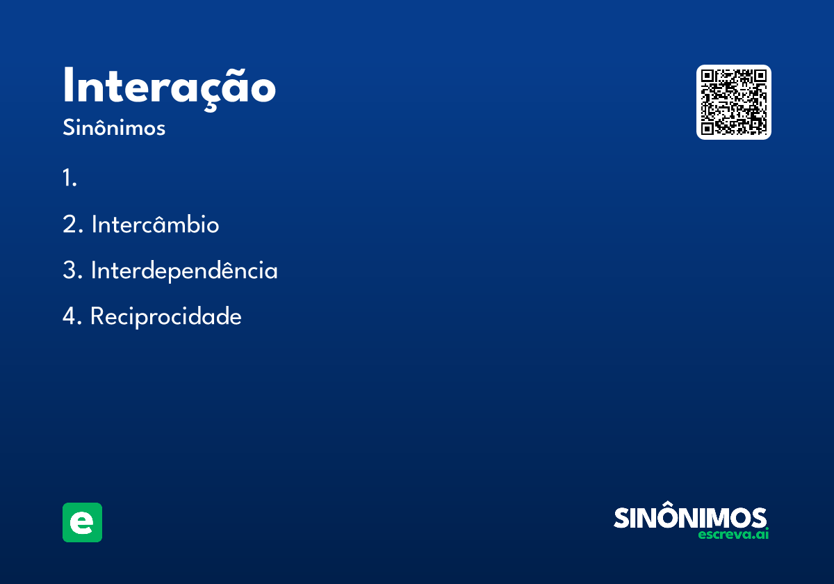interação