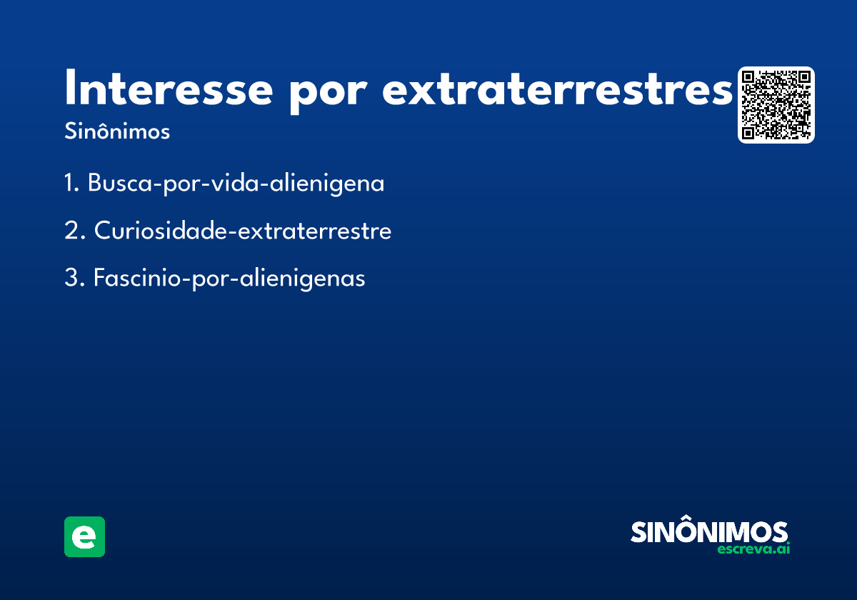 interesse por extraterrestres