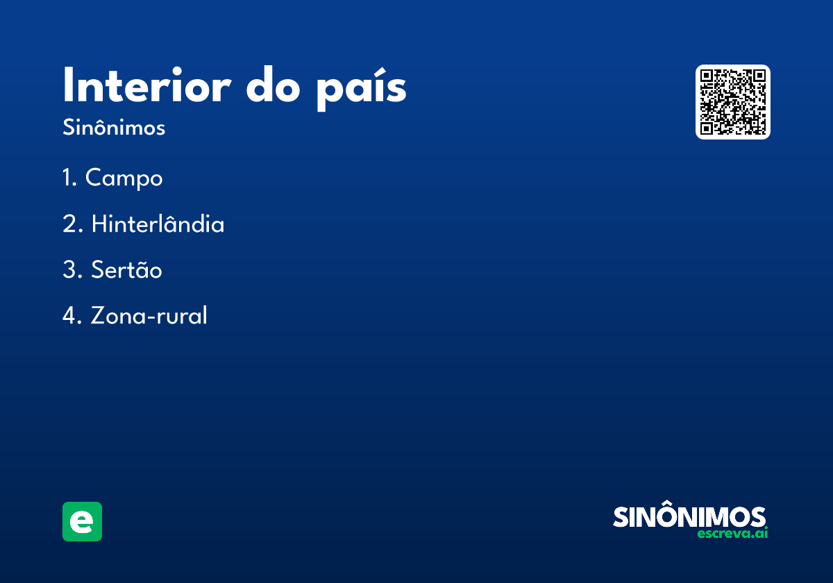interior do país