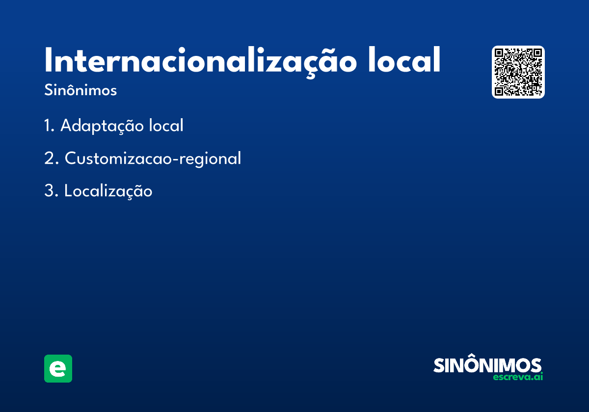 internacionalização local
