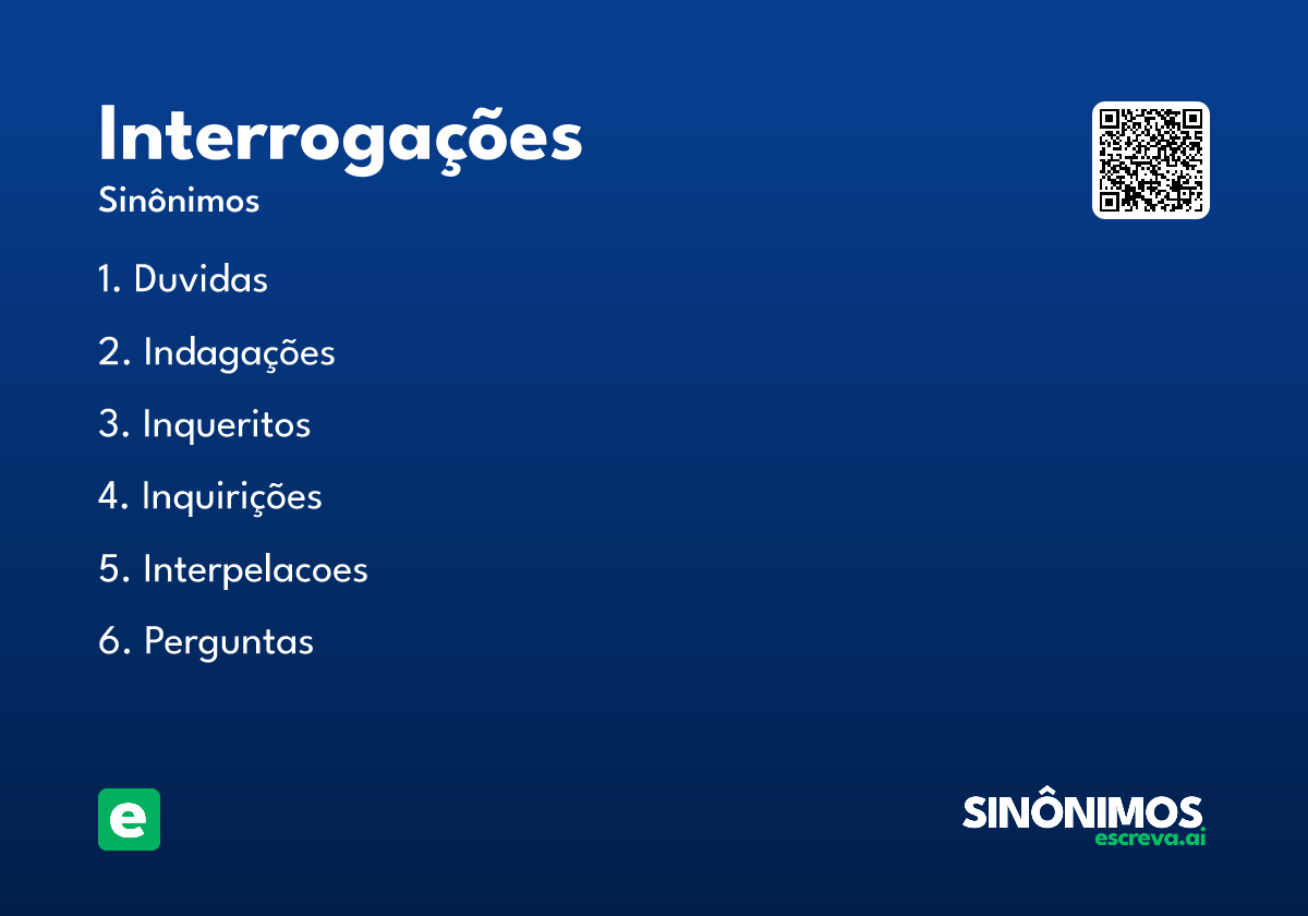 interrogações
