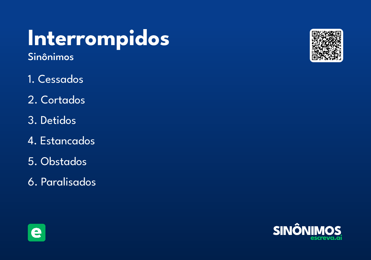 interrompidos