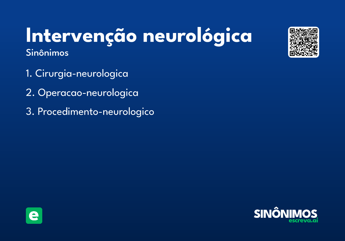 intervenção neurológica