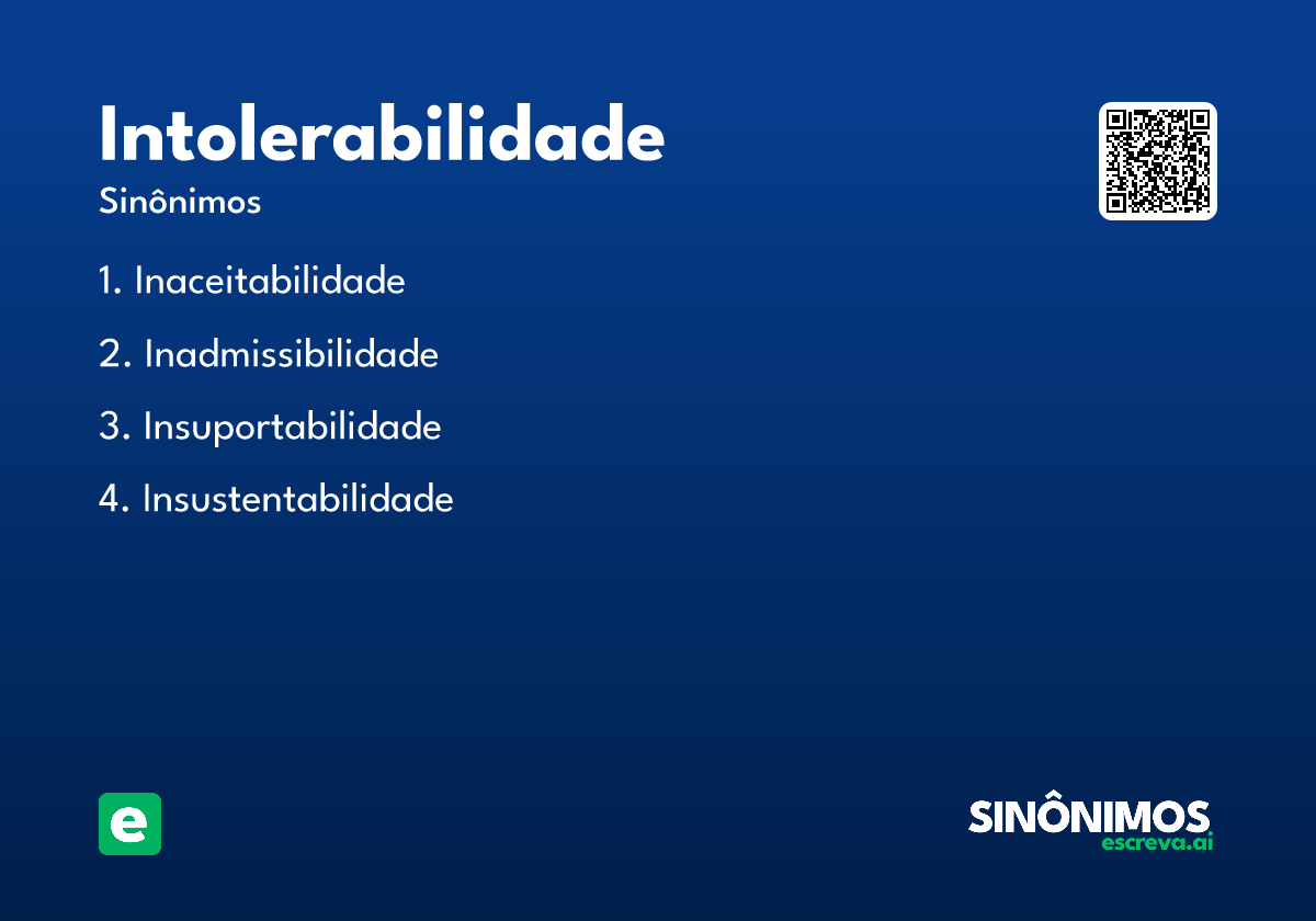 intolerabilidade