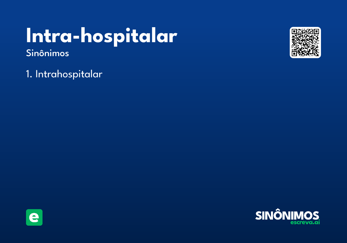 intra-hospitalar