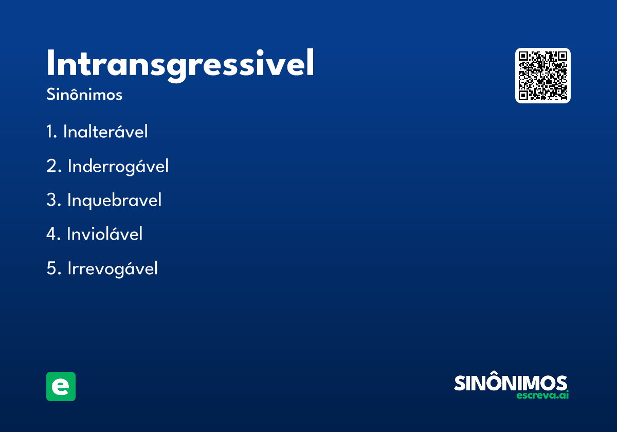 intransgressivel