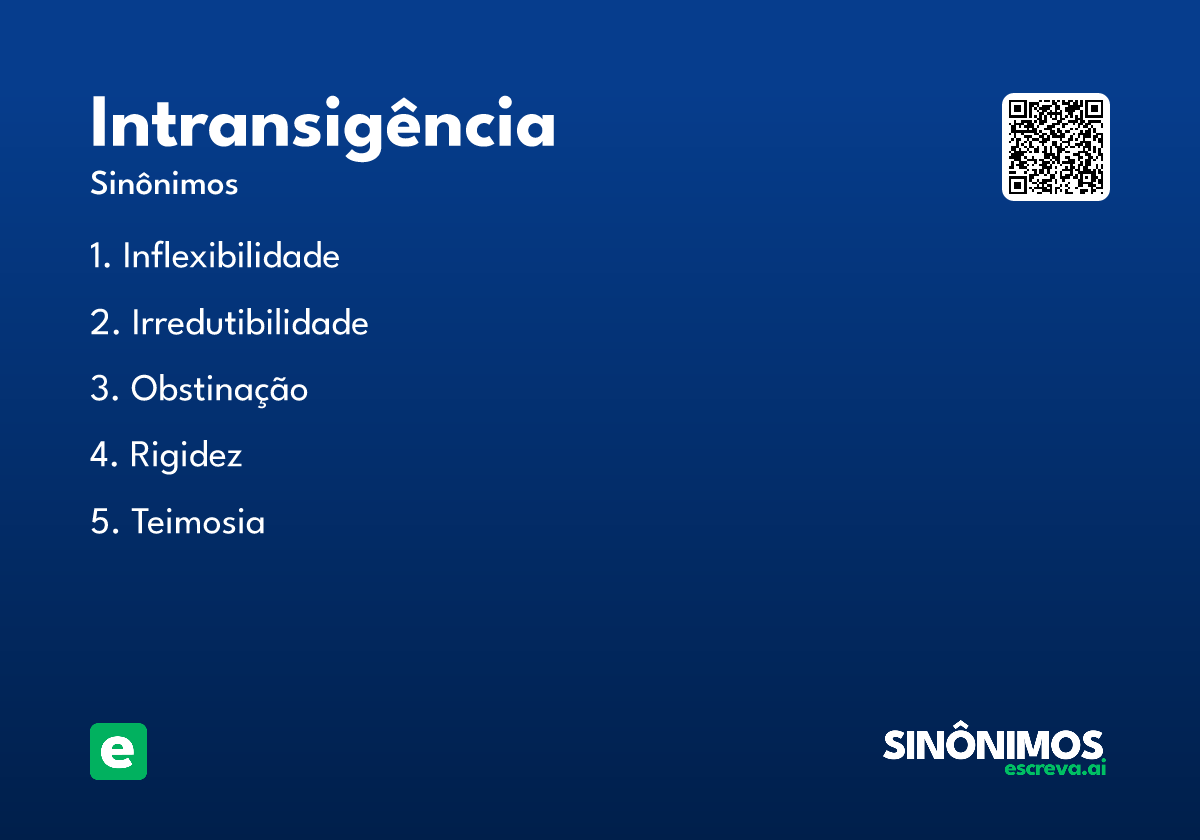intransigência