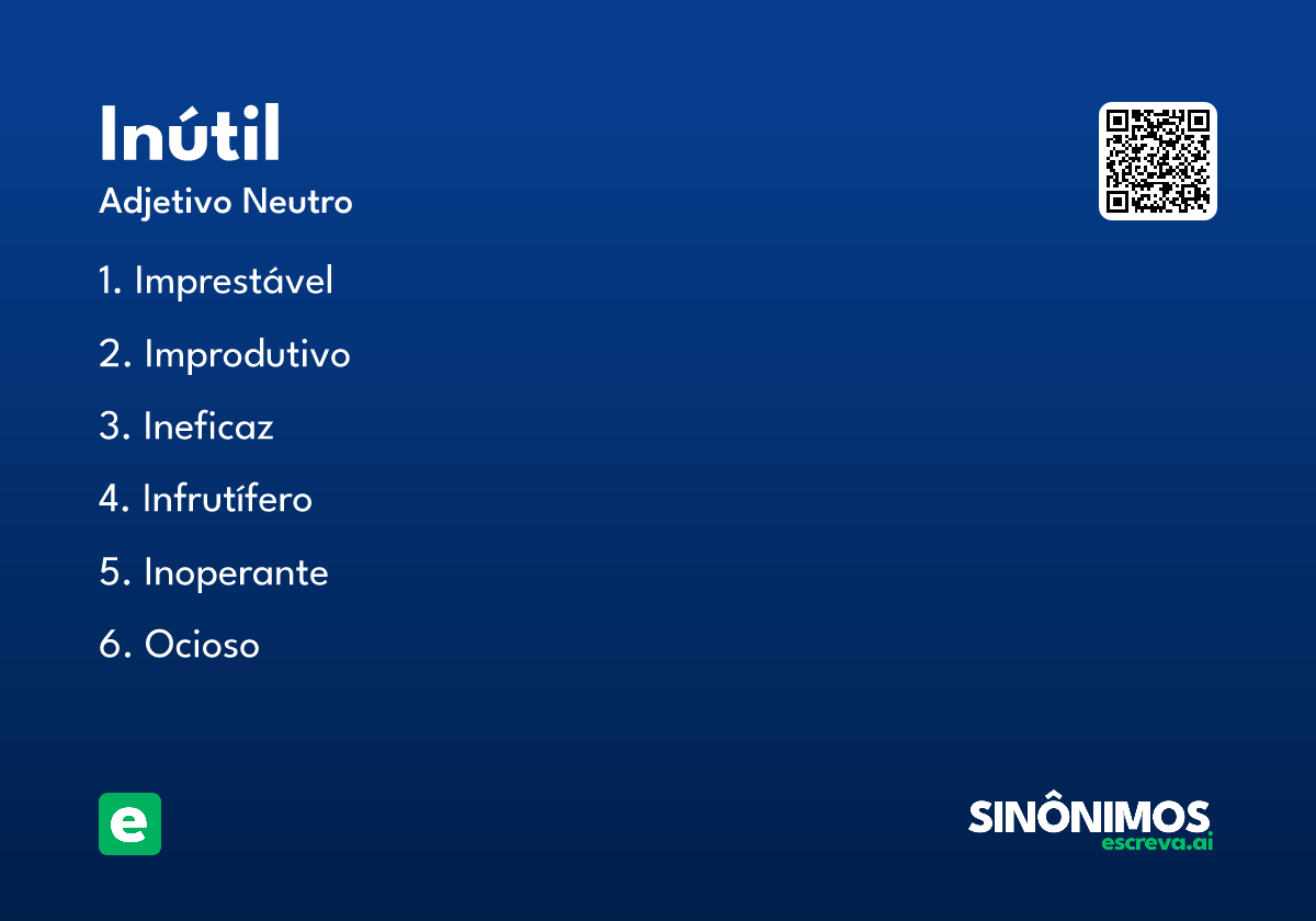 inútil