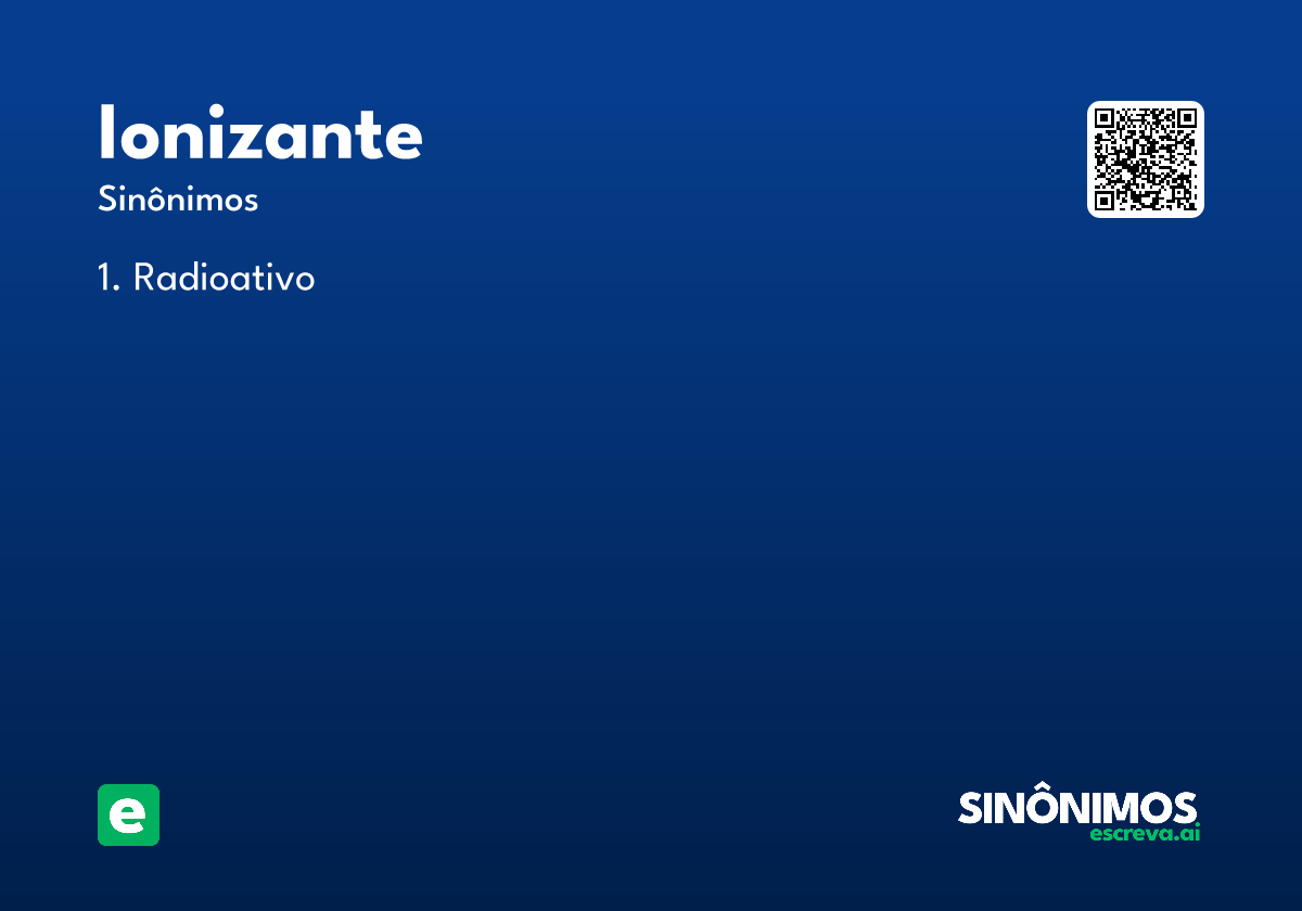 ionizante