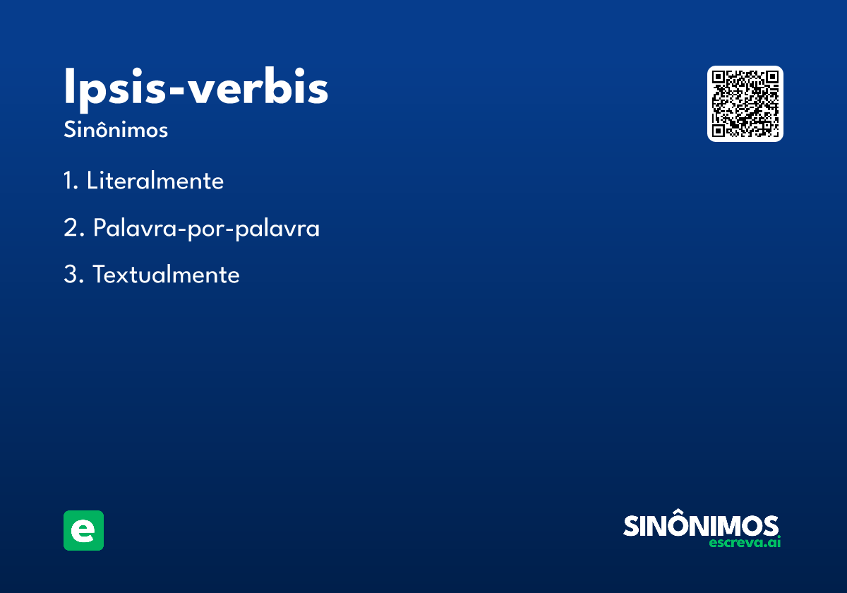 ipsis-verbis