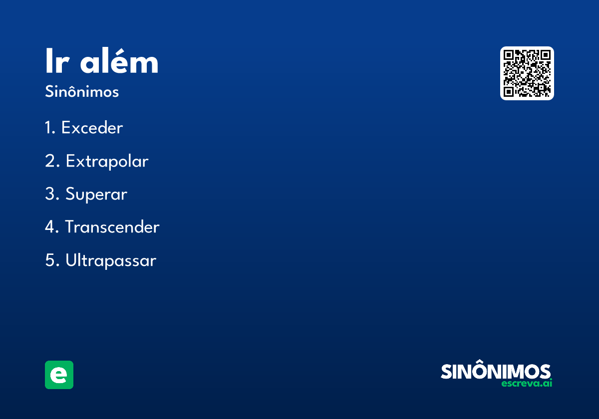 ir além