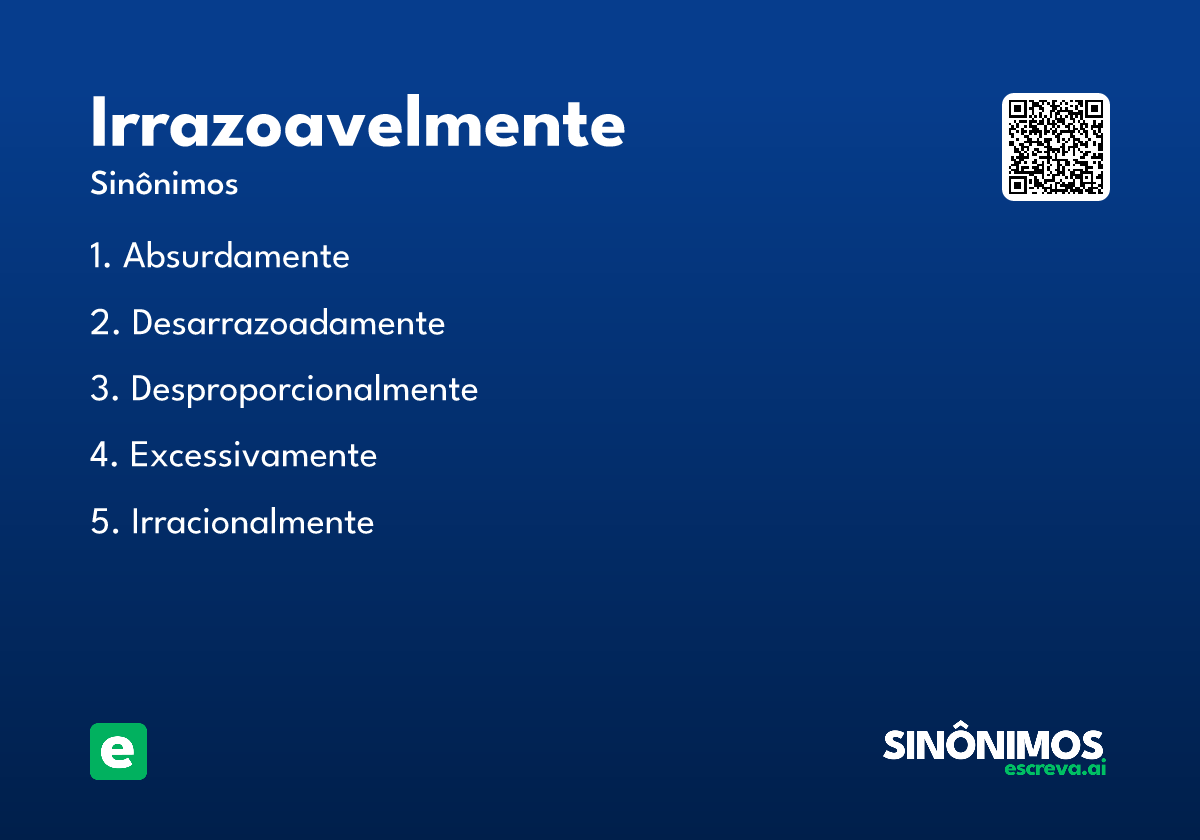 irrazoavelmente