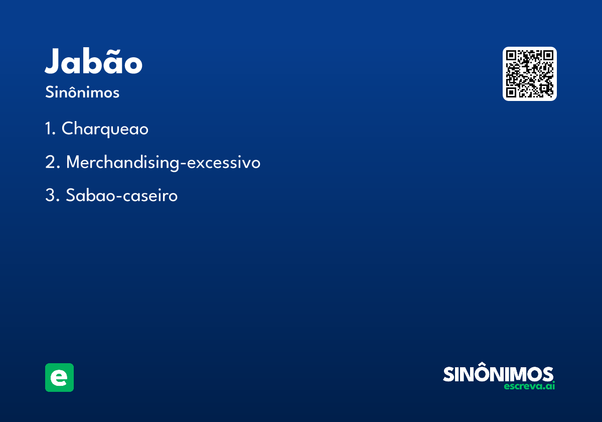 jabão