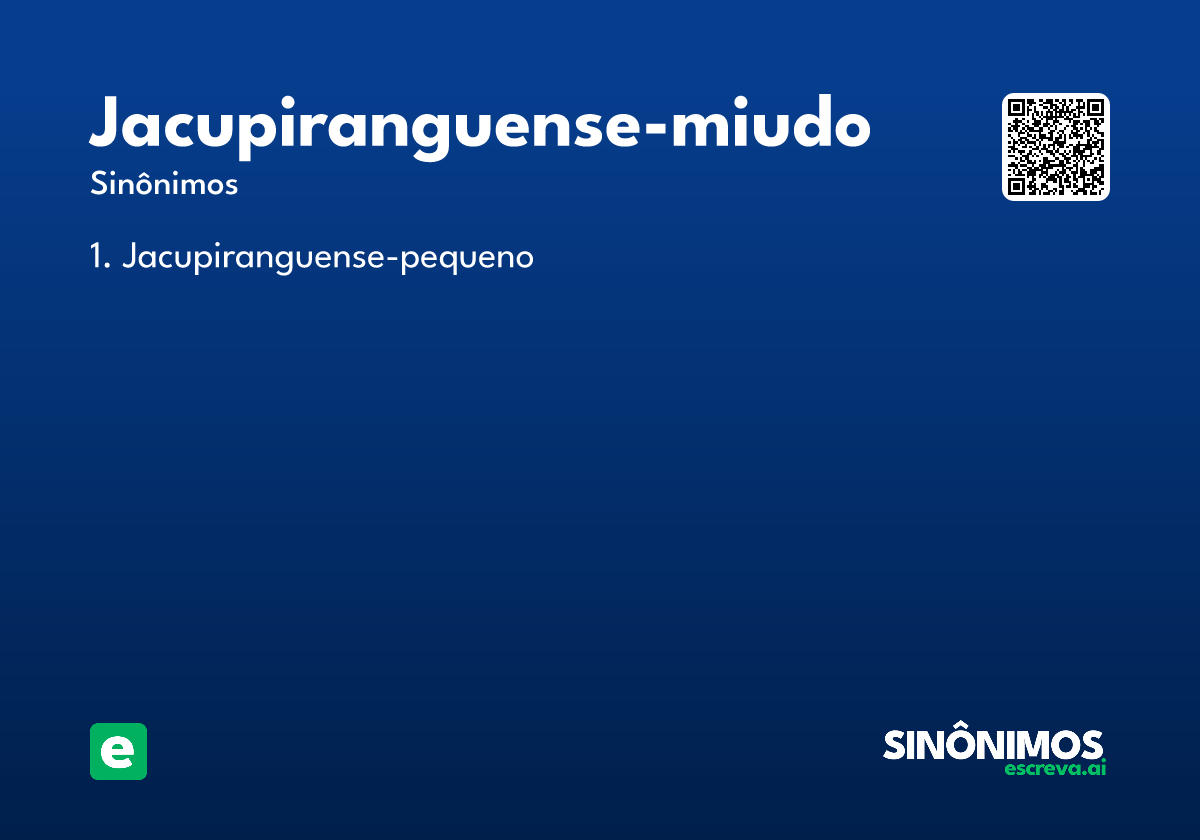 jacupiranguense-miudo