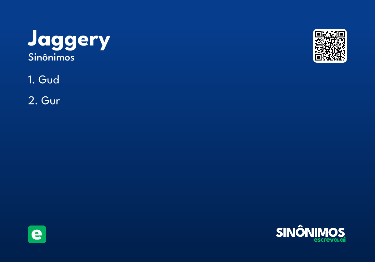 jaggery