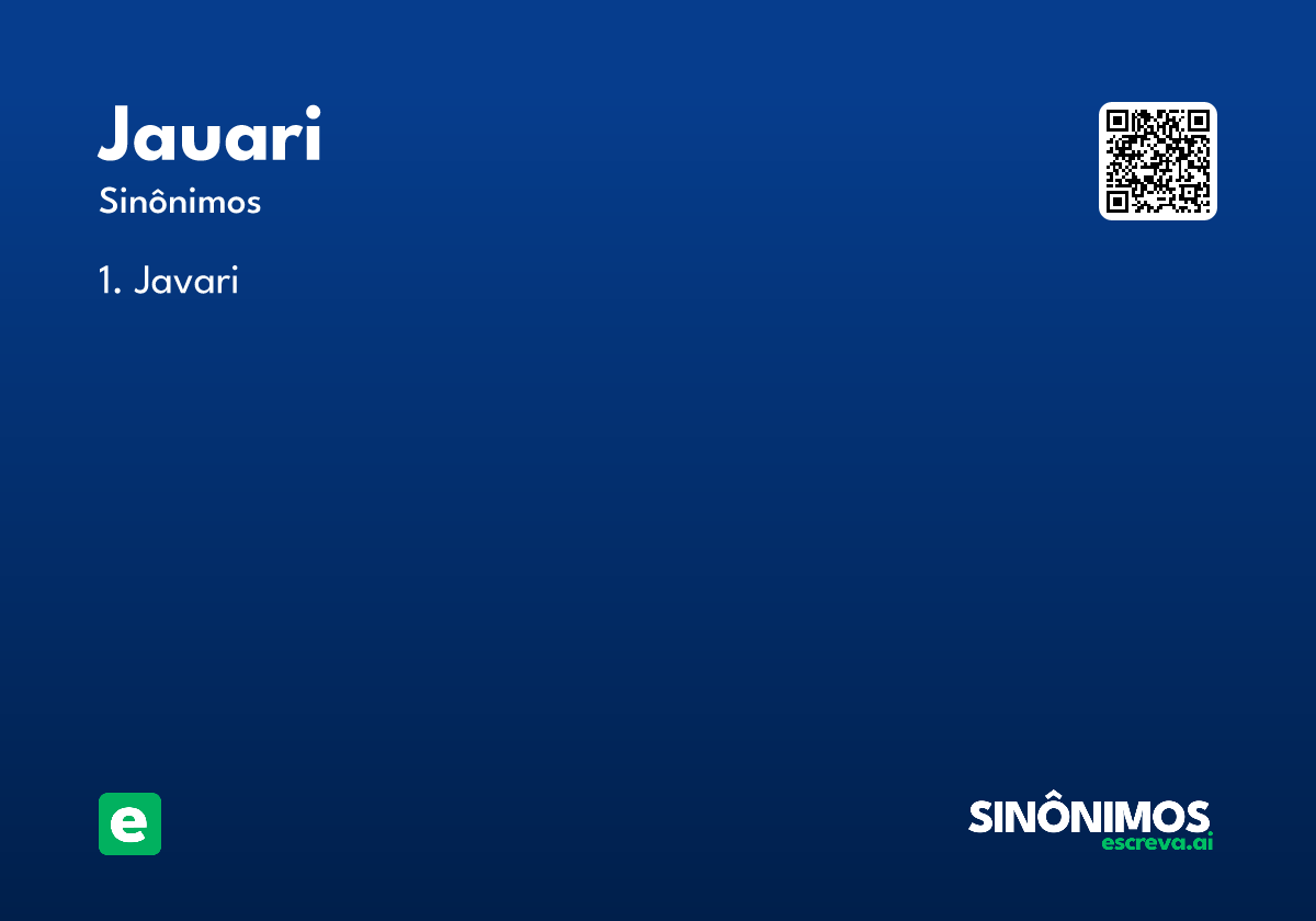 jauari