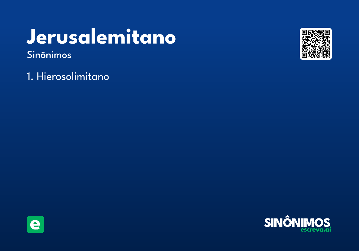 jerusalemitano