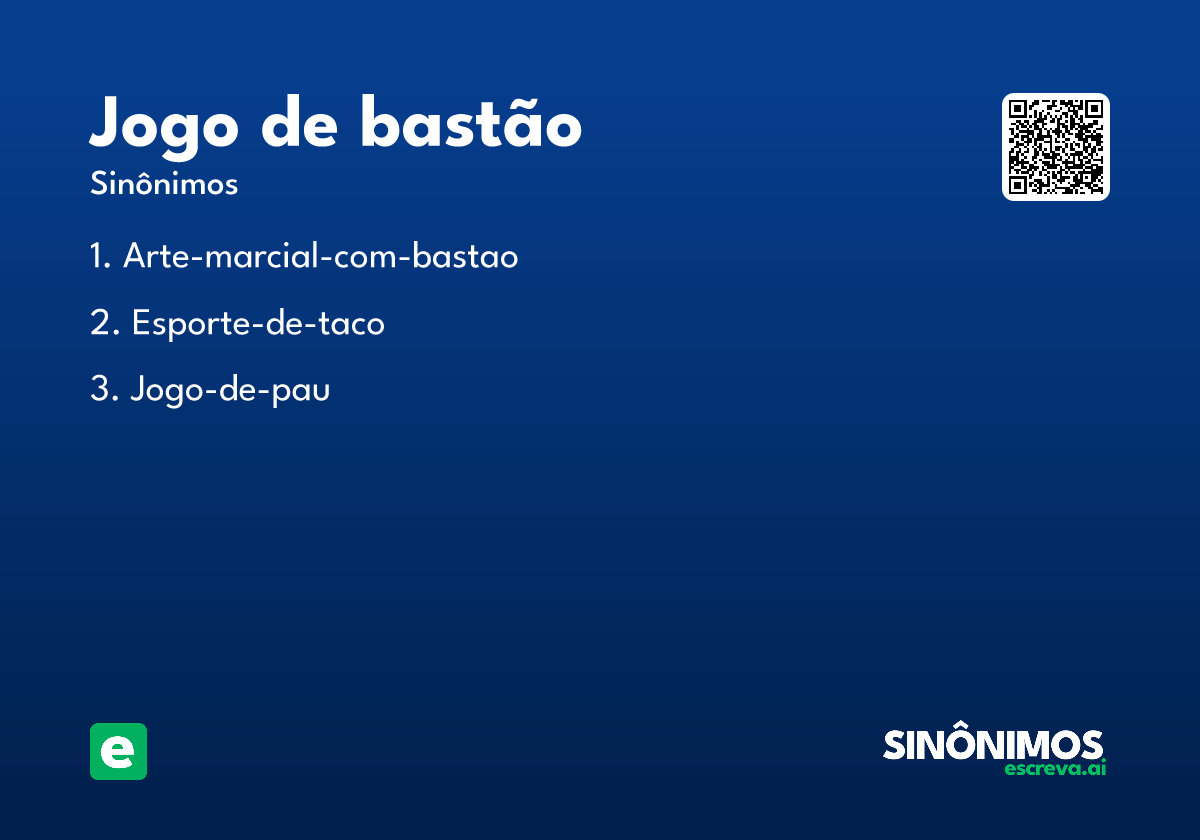 jogo de bastão