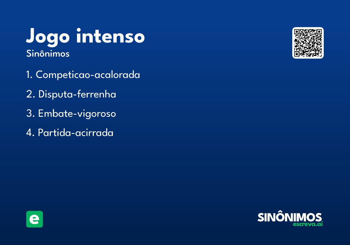 jogo intenso