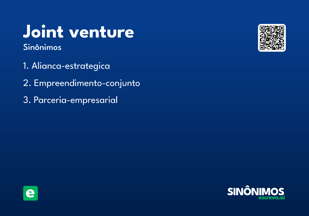 joint venture