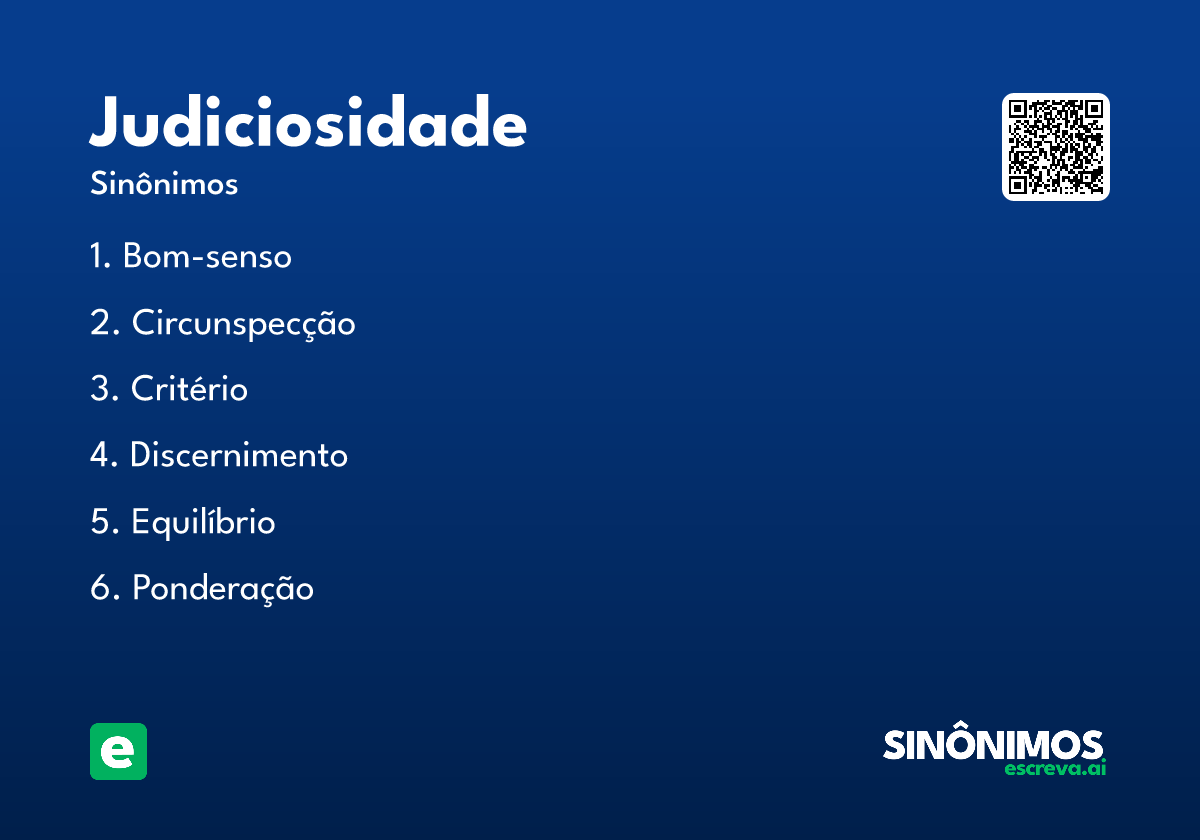 judiciosidade
