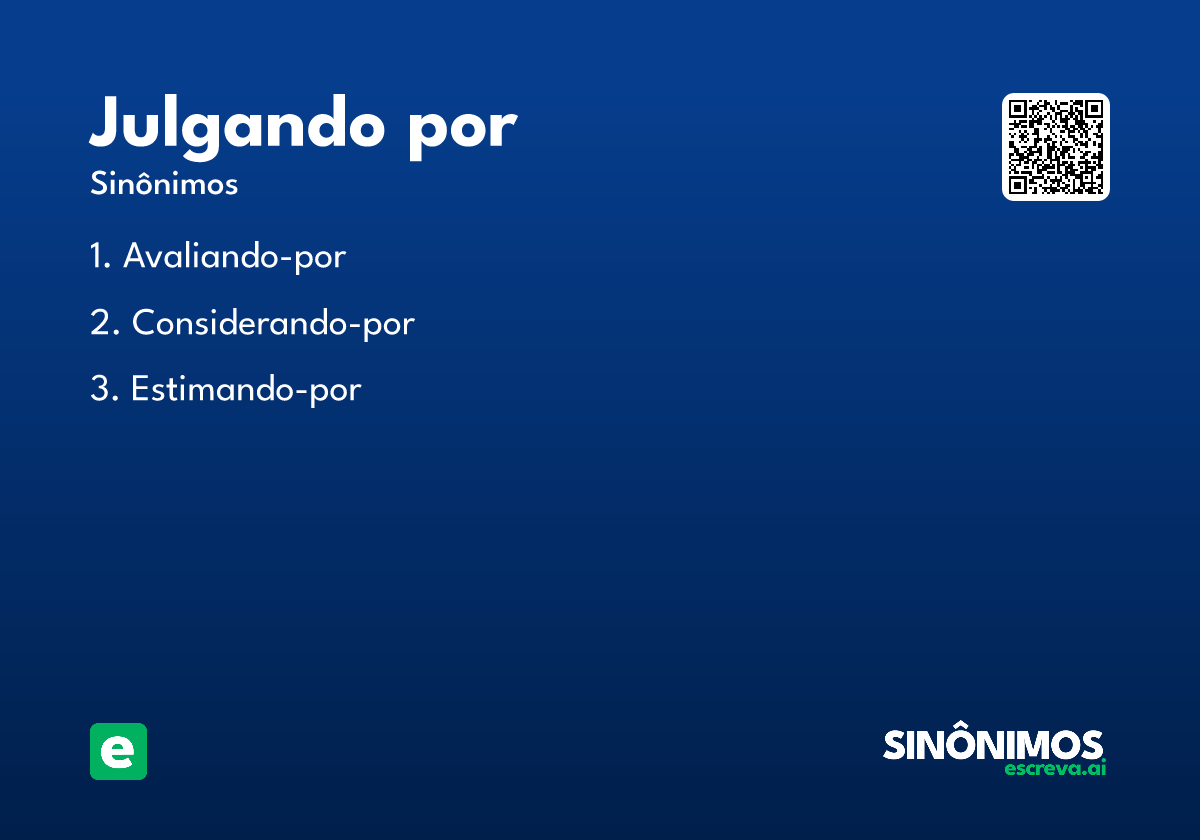julgando por