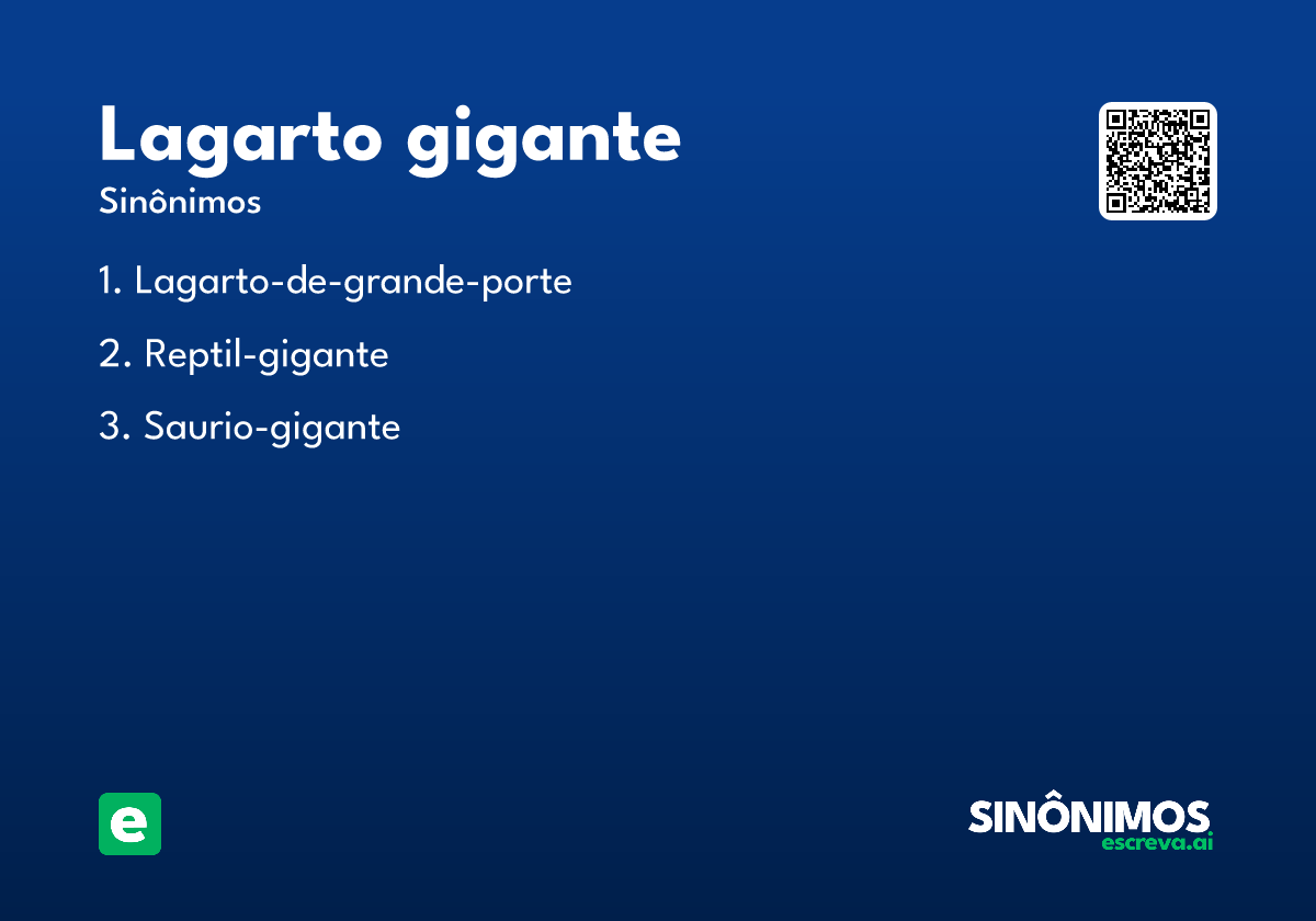 lagarto gigante