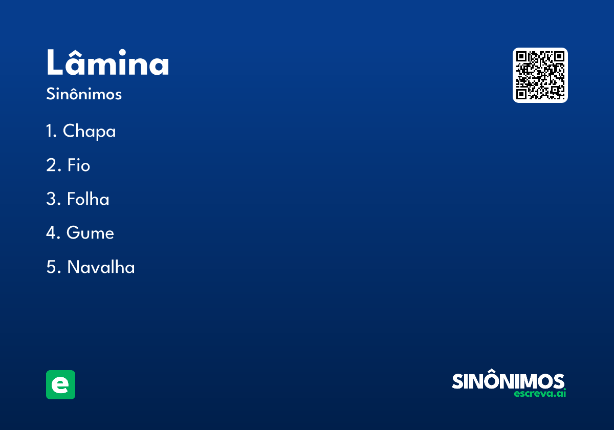 lâmina