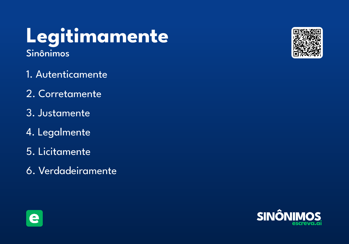 legitimamente