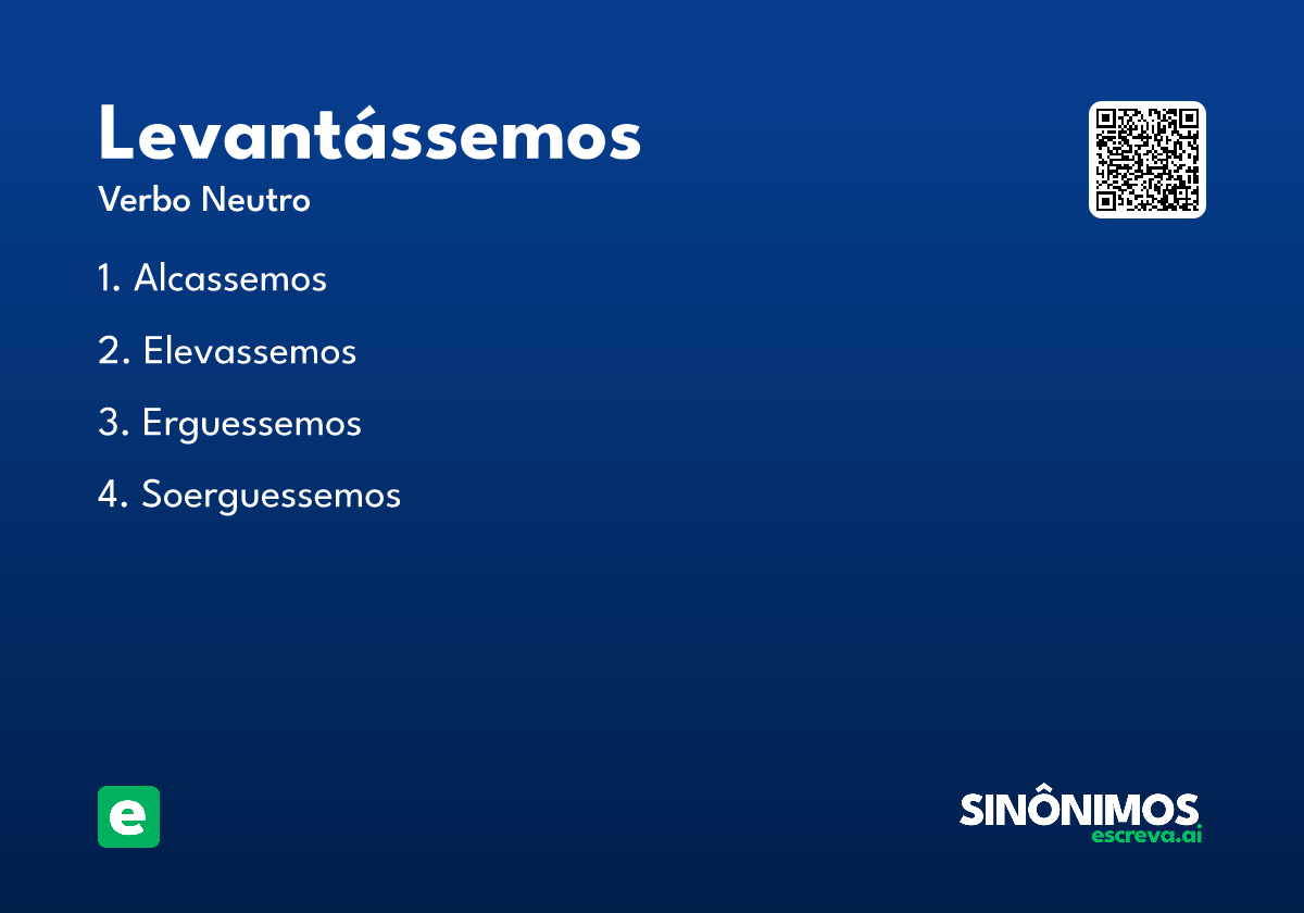 levantássemos