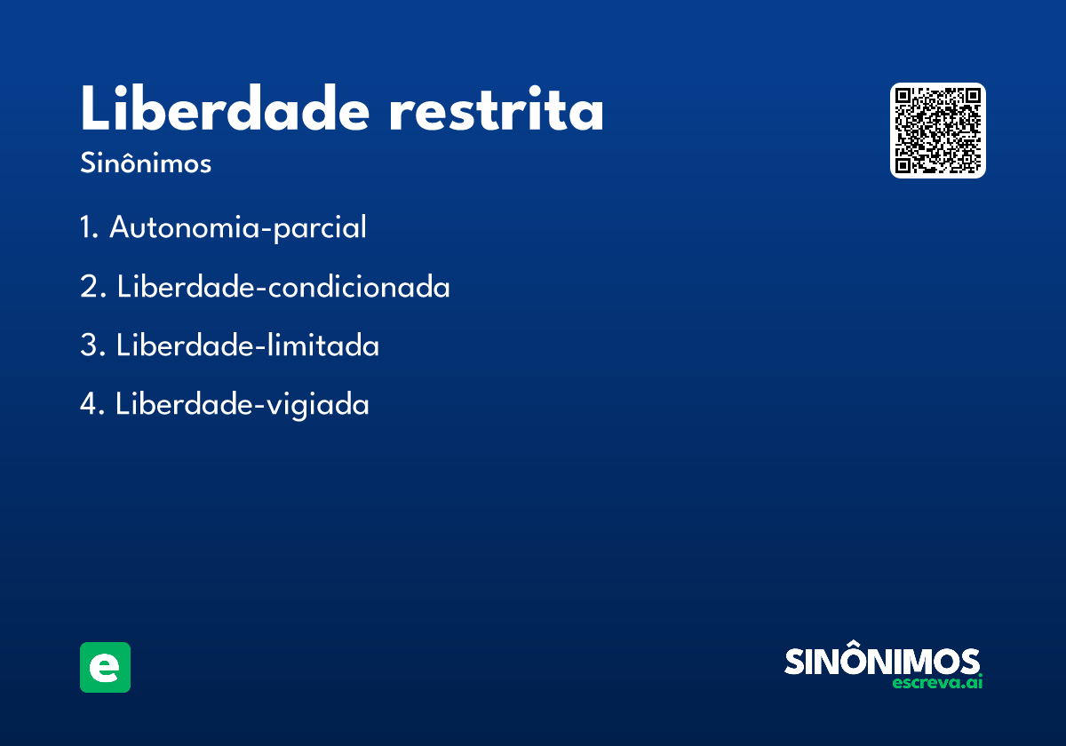liberdade restrita