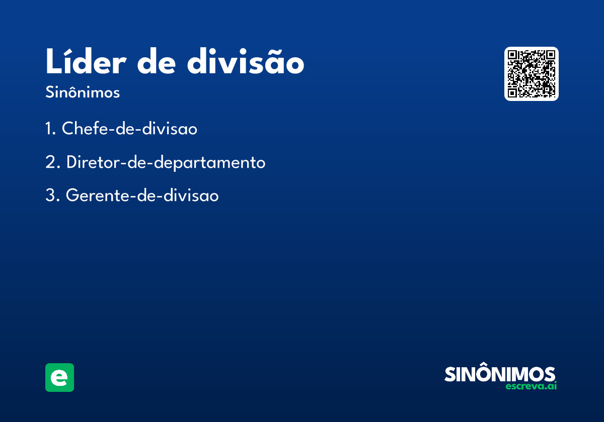 líder de divisão