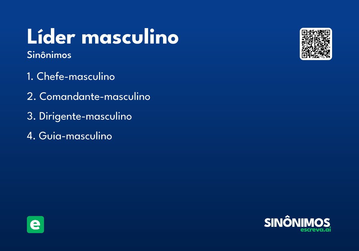 líder masculino