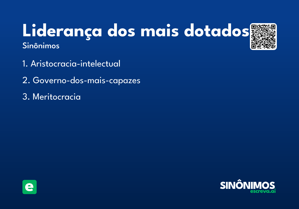 liderança dos mais dotados