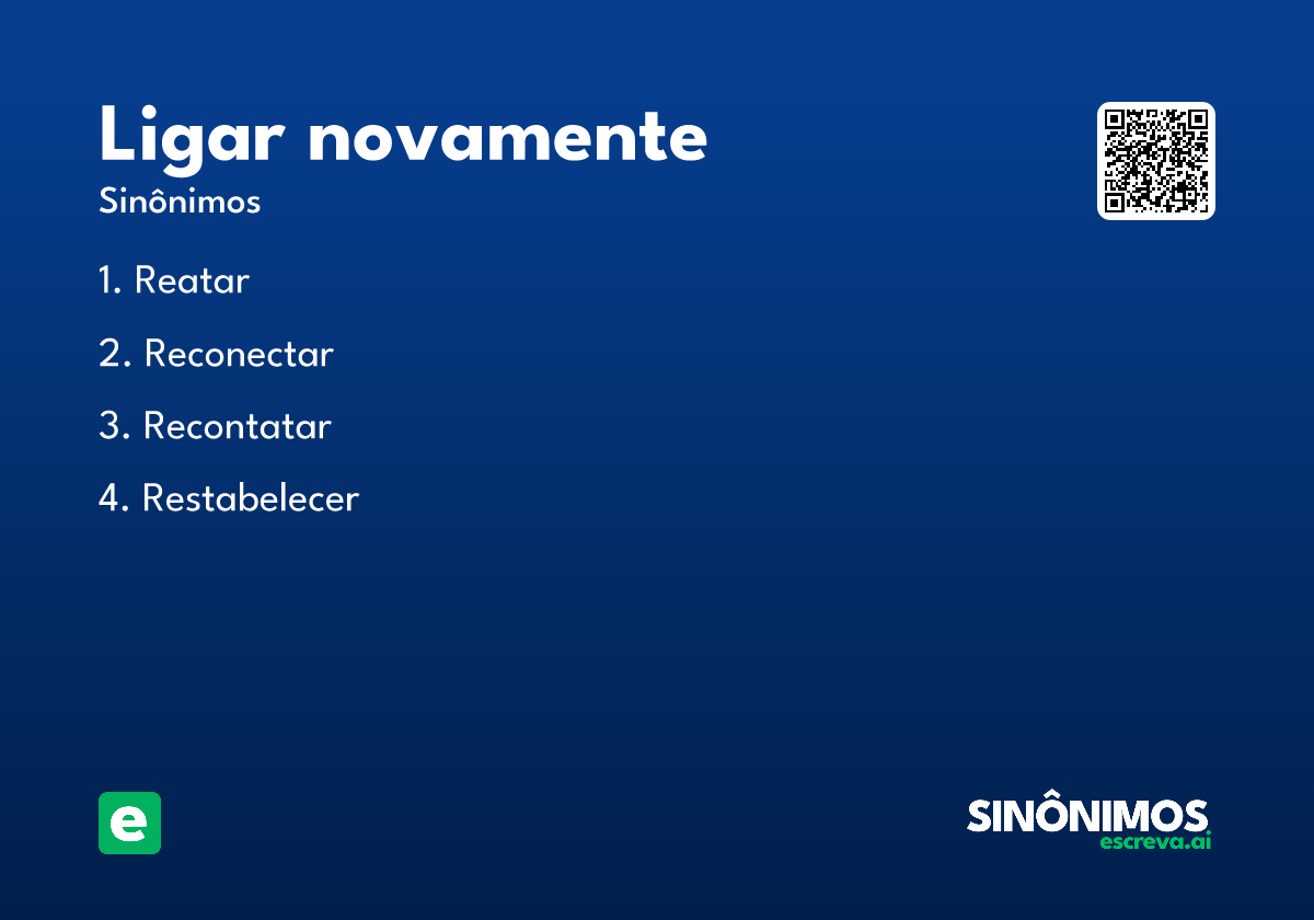 ligar novamente