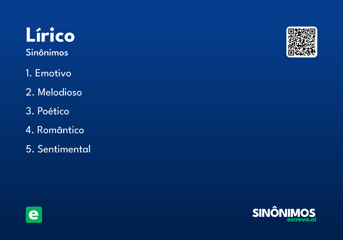 lírico