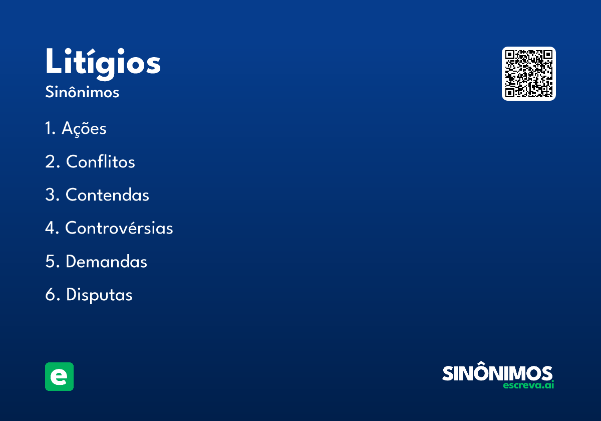 litígios