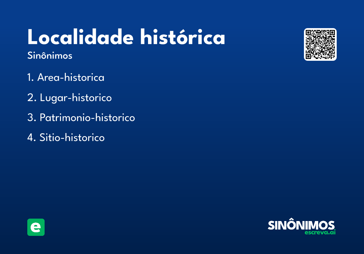 localidade histórica