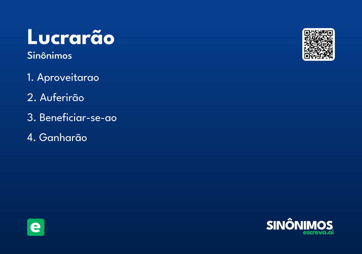 lucrarão