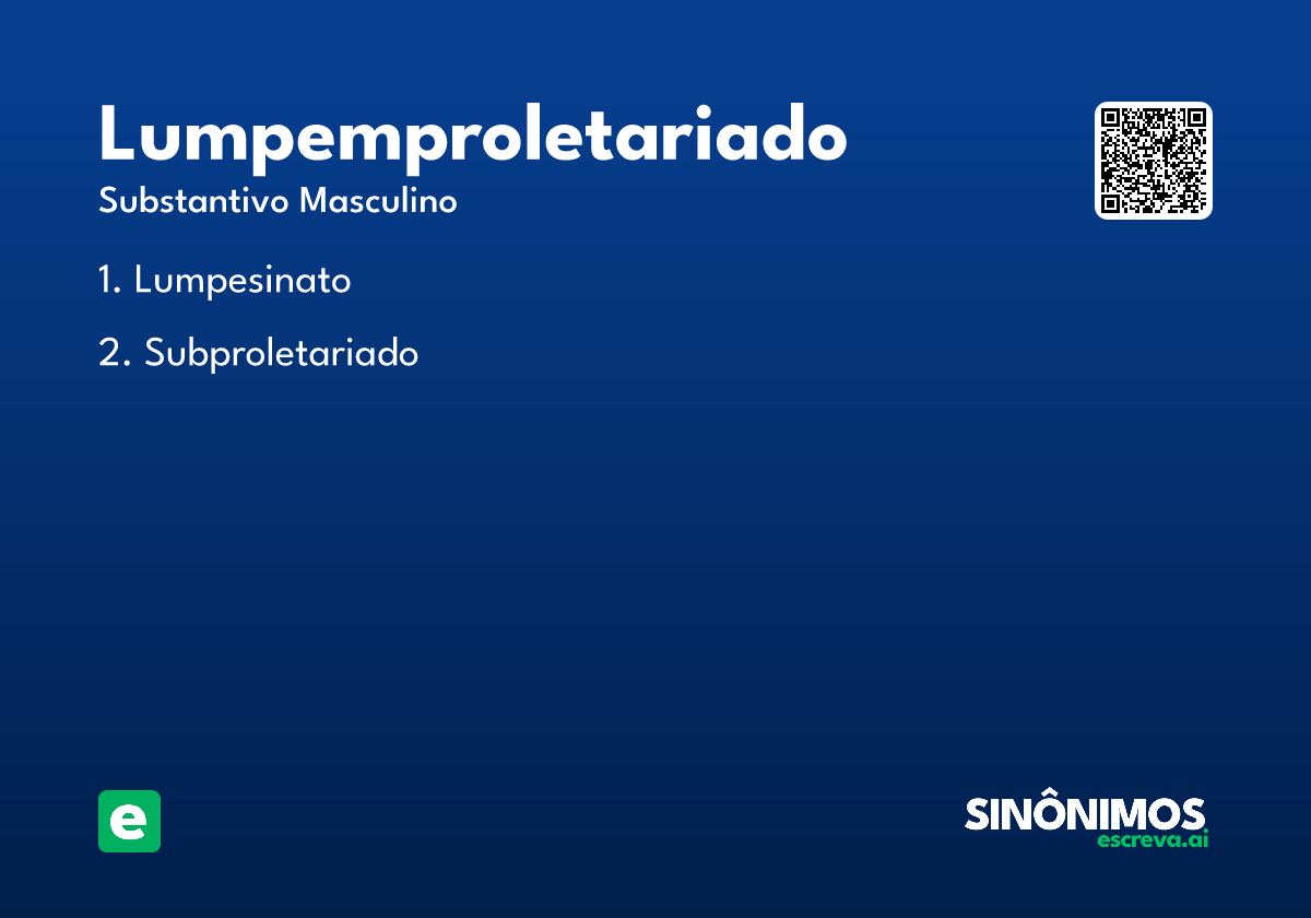 lumpemproletariado