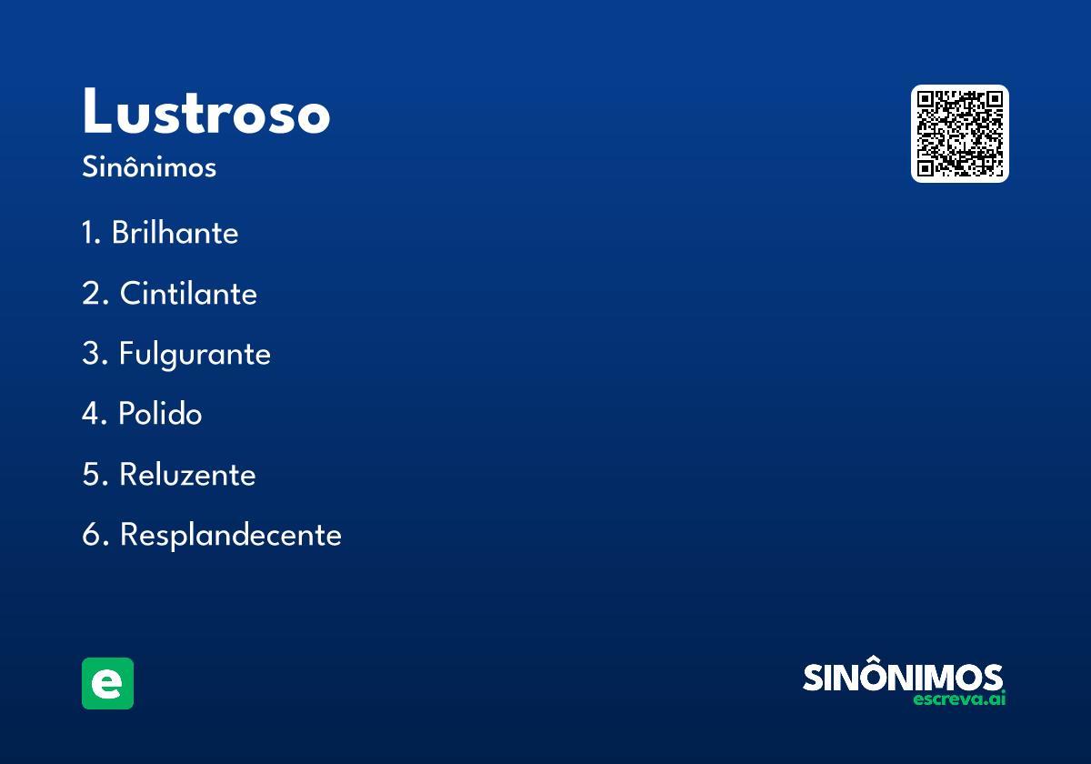lustroso