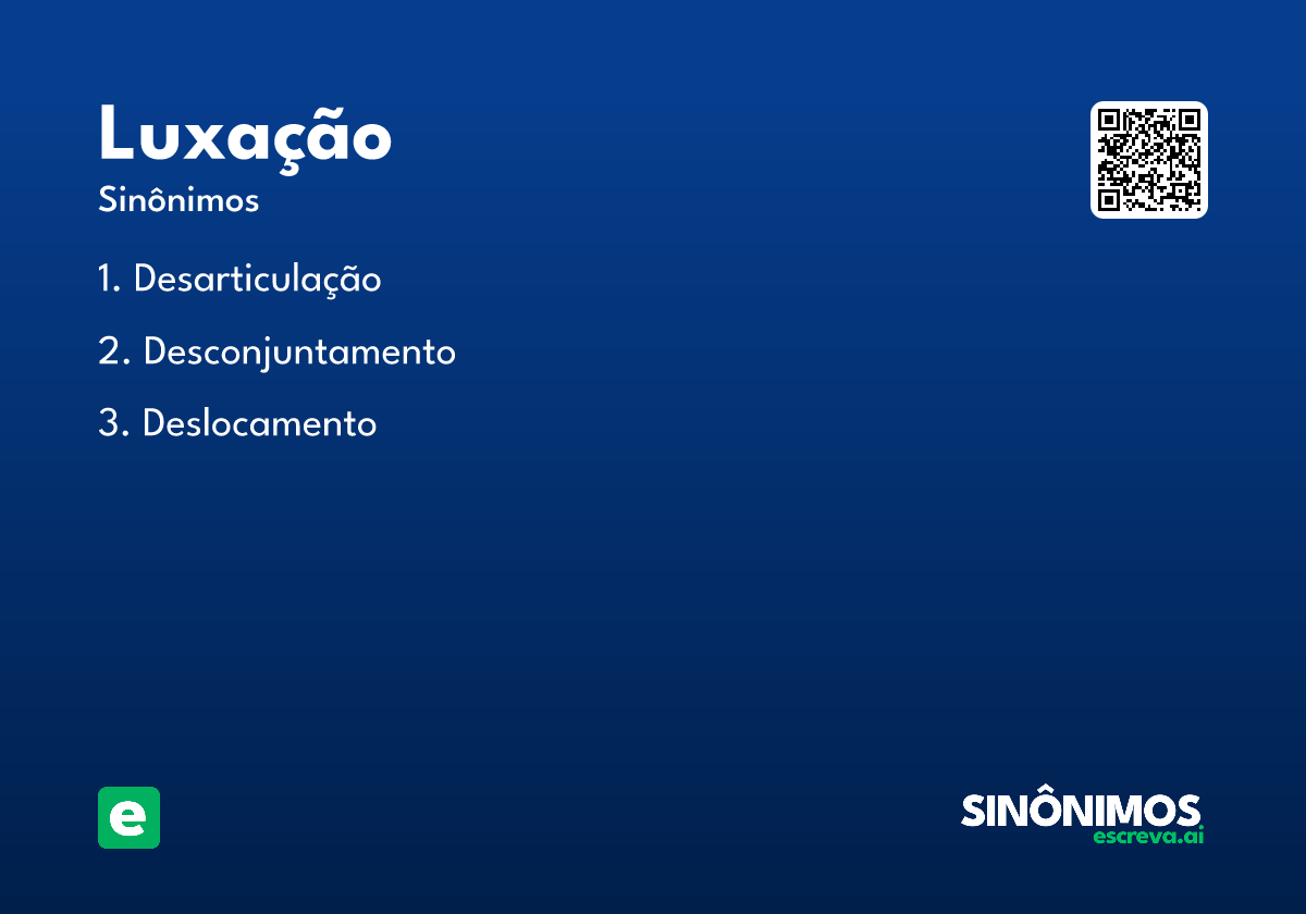 luxação