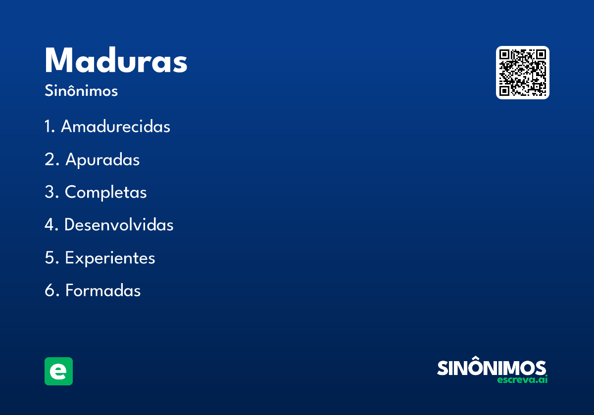 maduras
