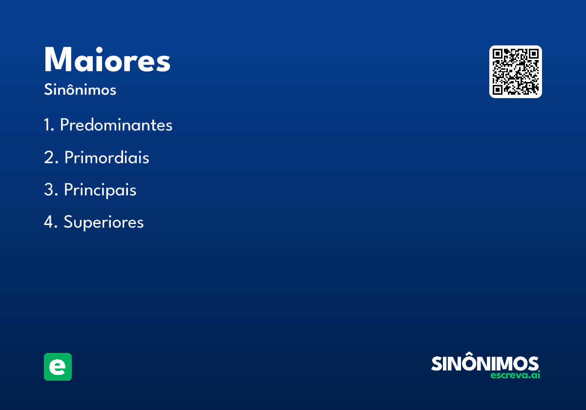 maiores