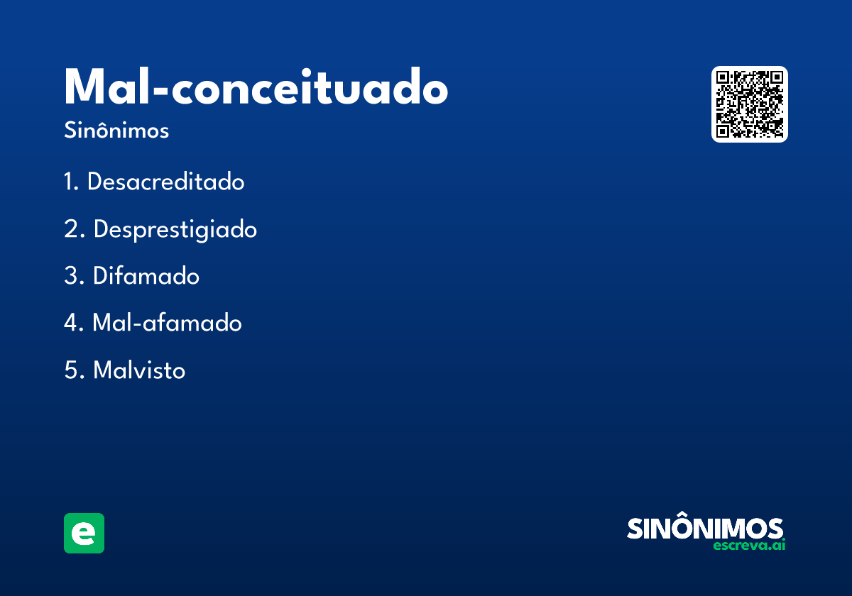mal-conceituado