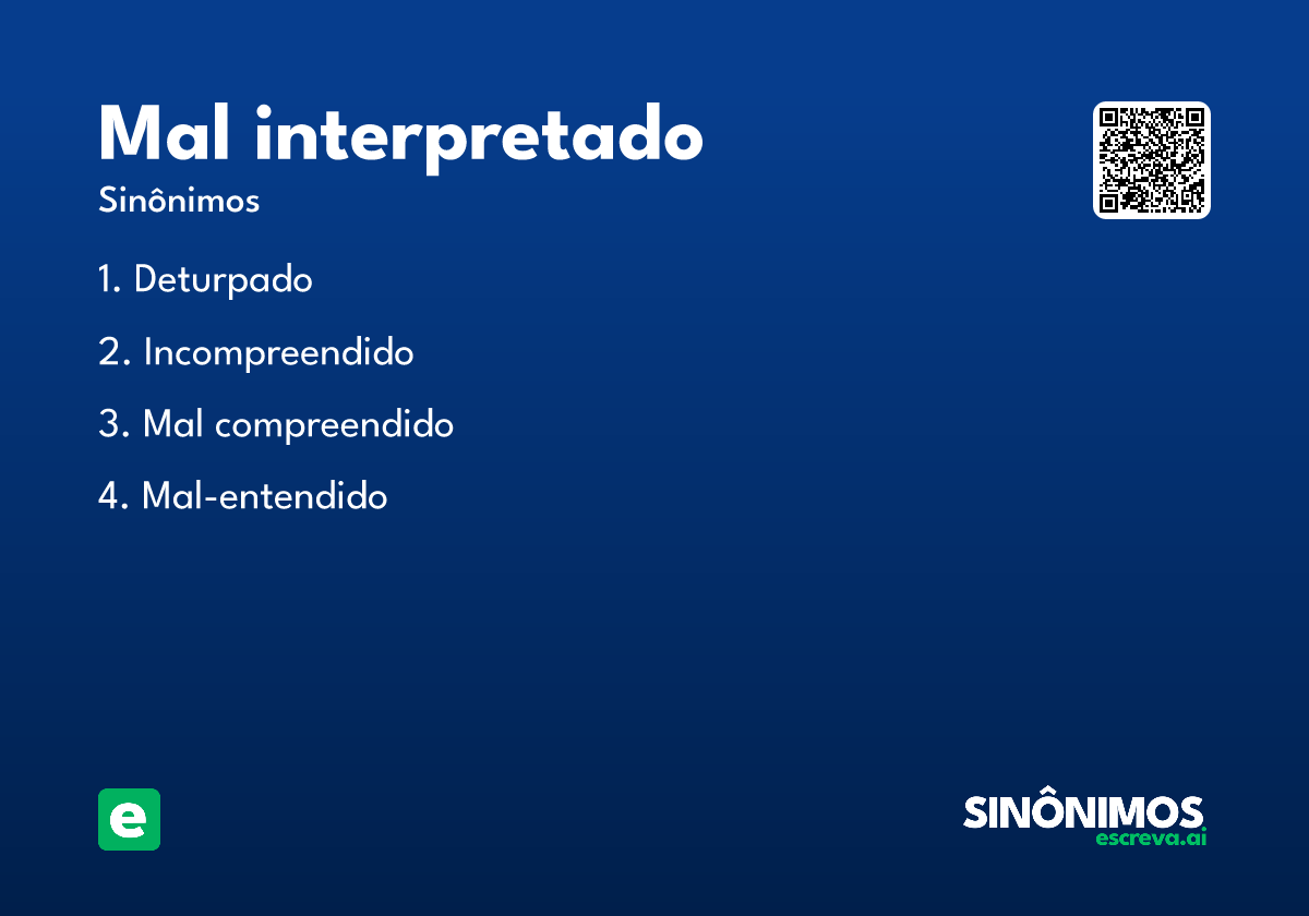 mal interpretado