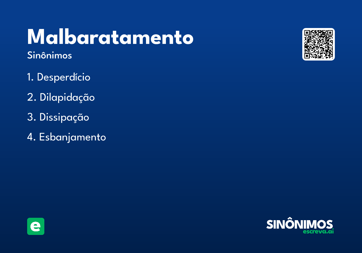 malbaratamento
