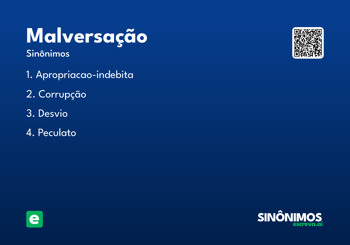 malversação