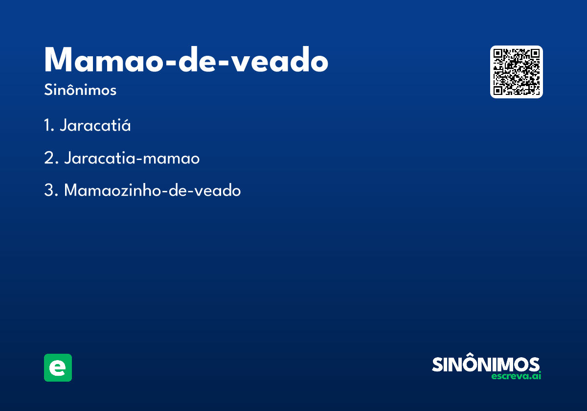 mamao-de-veado